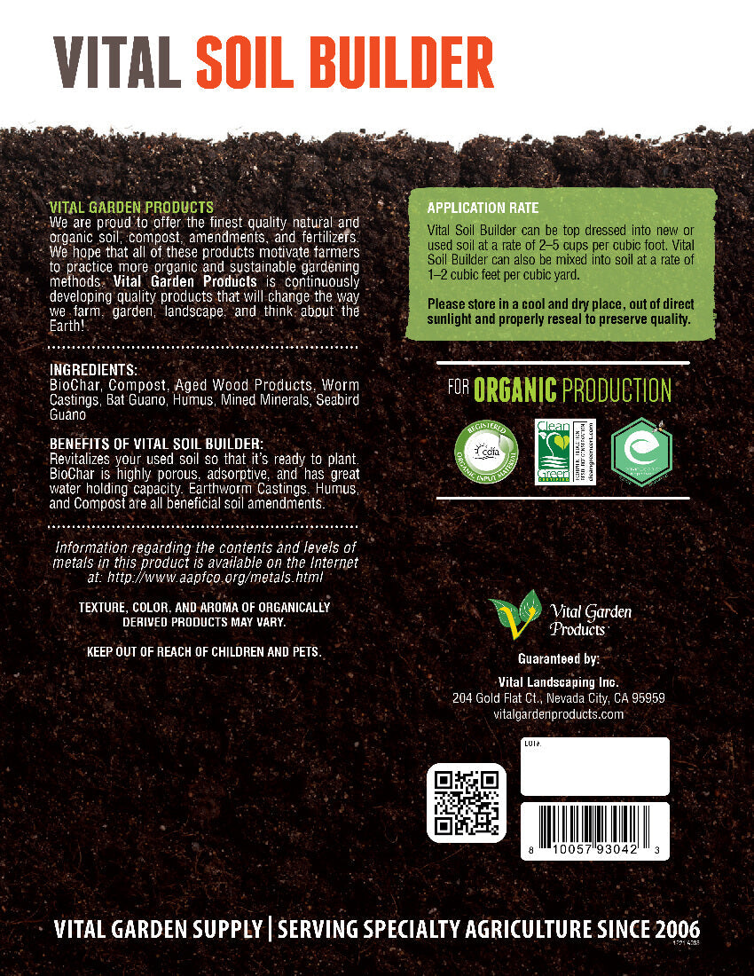 Vital Soil Builder - All-In-One Soil Amendment