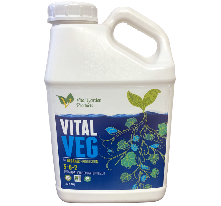 Vital Veg - Plant Based Liquid Grow Fertilizer 5-0-2