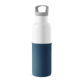 White-Navy Blue 20 Oz