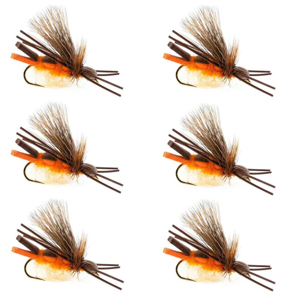 West Fork Salmonfly Stone - Stonefly Dry Fly - 6 Flies Hook Size 6