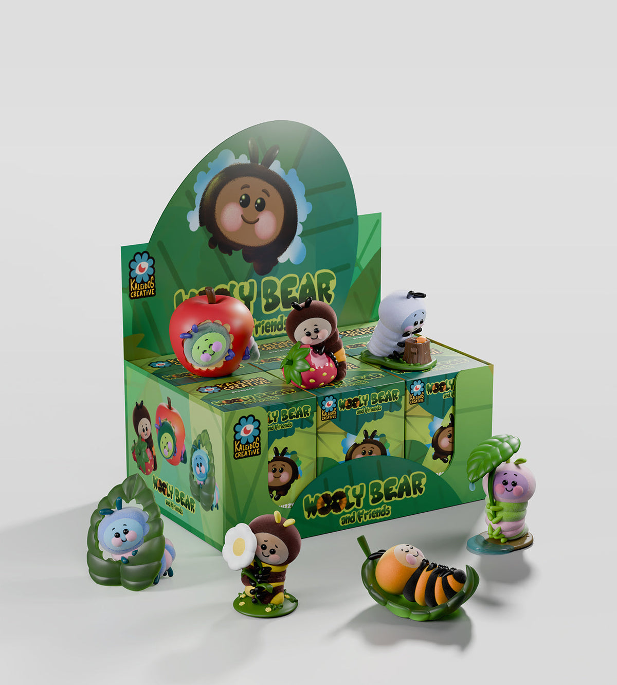 Kaleidos Creative: Wooly Bear and Friends Vinyl Blind Box