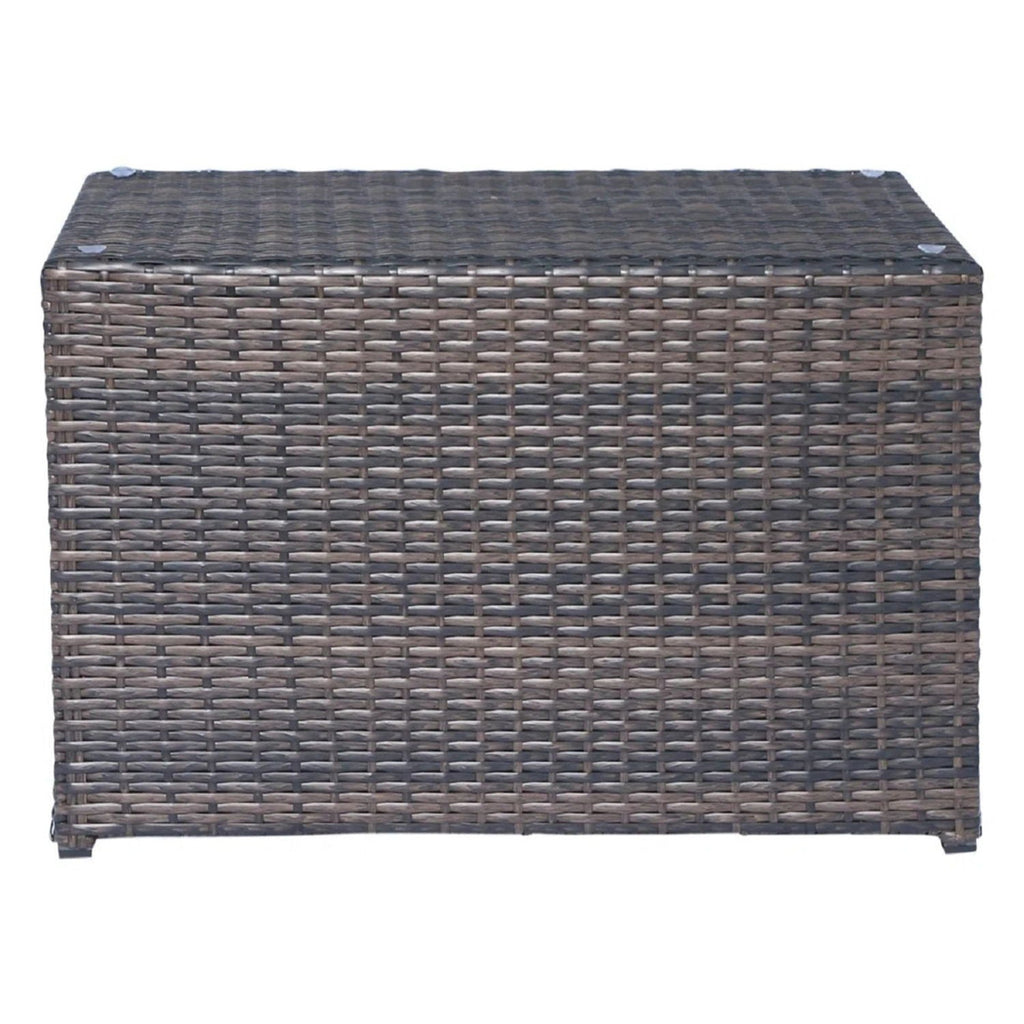 Modular 4 Person Outdoor Seating Group With Cushions - Espresso