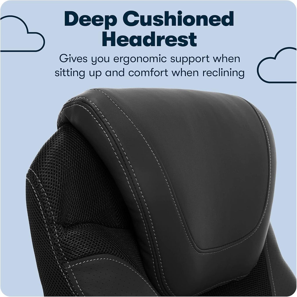 Sillón Ejecutivo Negro con Tecnología Lumbar de Aire