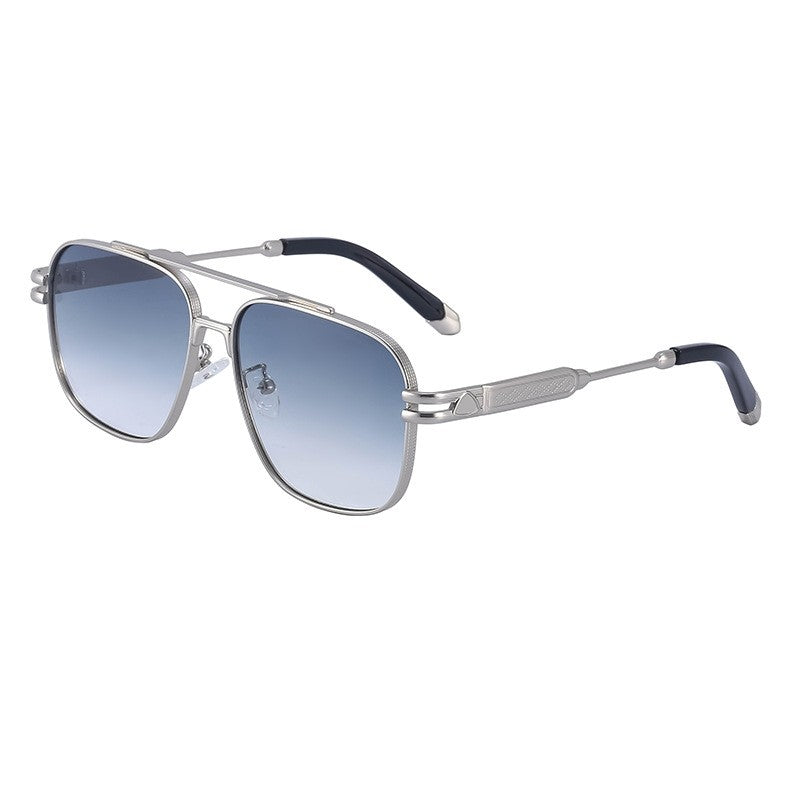 Retro Double Beam Sunglasses For Men
