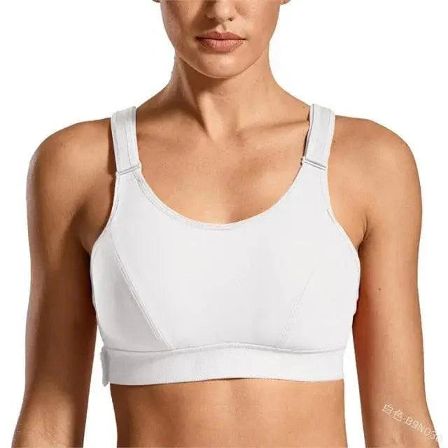 Sujetador deportivo moderno ajustable para mujer, Top corto deportivo, Cremallera con cinturón, Yoga, Correr, Sujetadores cómodos, Equipo de gimnasio con realce
