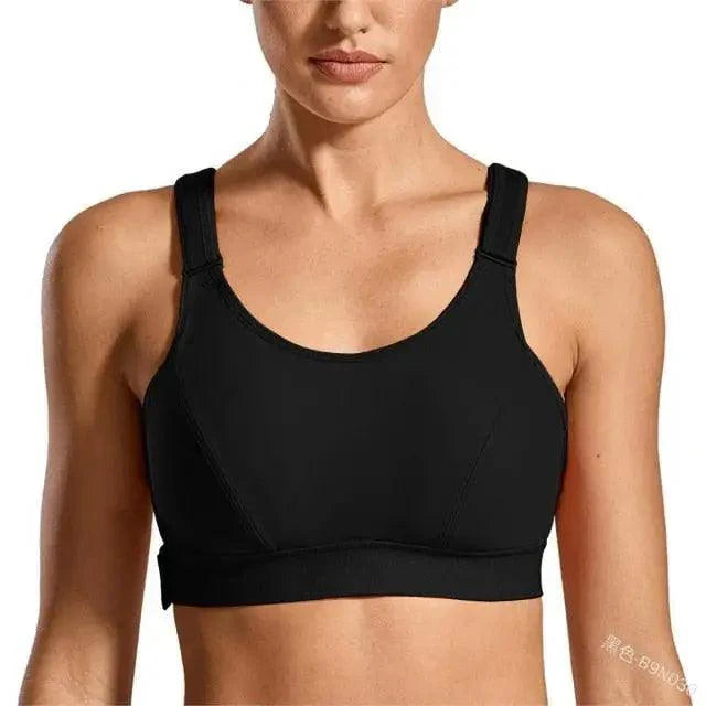 Sujetador deportivo moderno ajustable para mujer, Top corto deportivo, Cremallera con cinturón, Yoga, Correr, Sujetadores cómodos, Equipo de gimnasio con realce