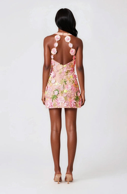 Aella Party Mini Dress - Pink