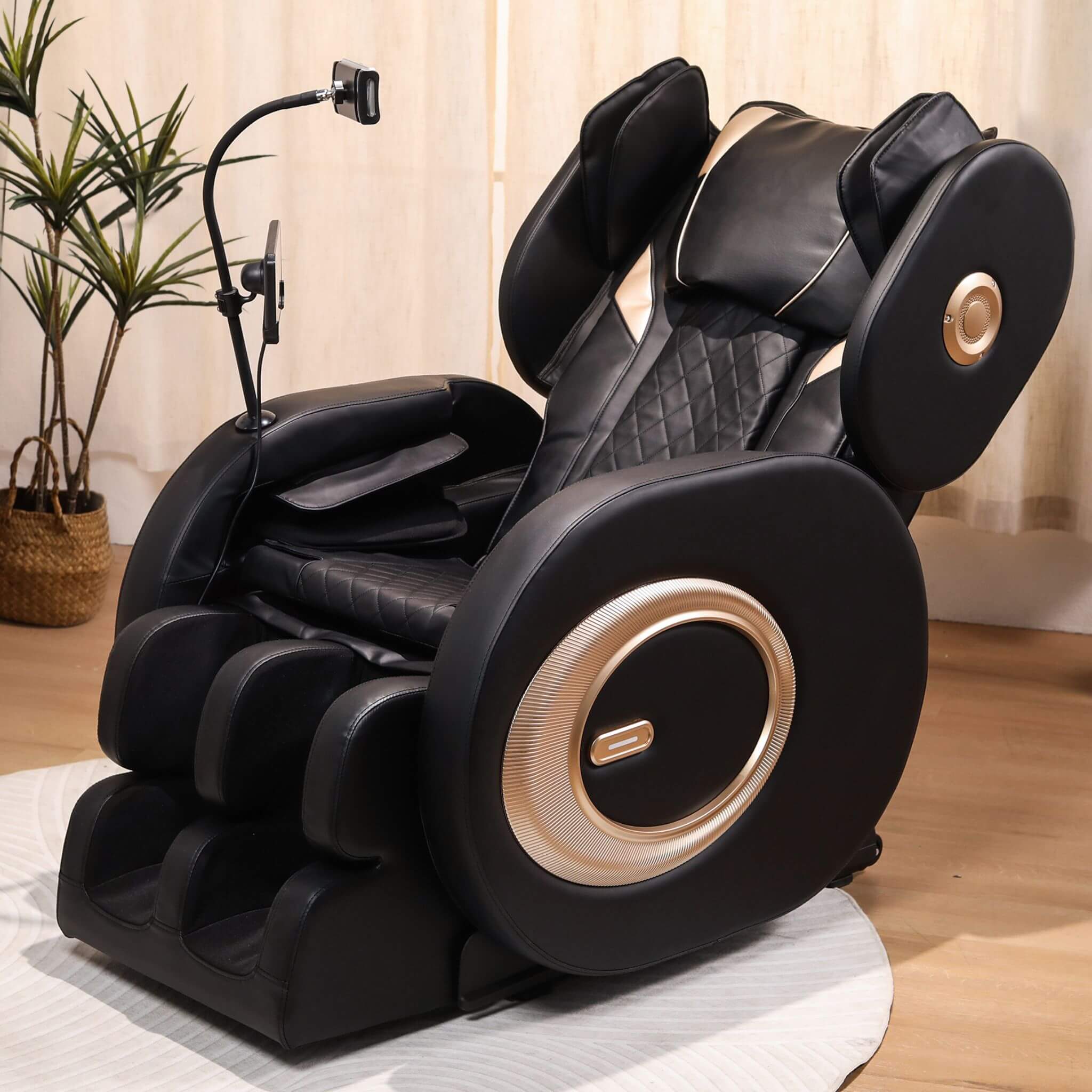 Sillón Reclinable De Masaje Automático De Gravedad Cero Airvana Tranquil Con Presión De Aire Corporal Completa (SAK76018)