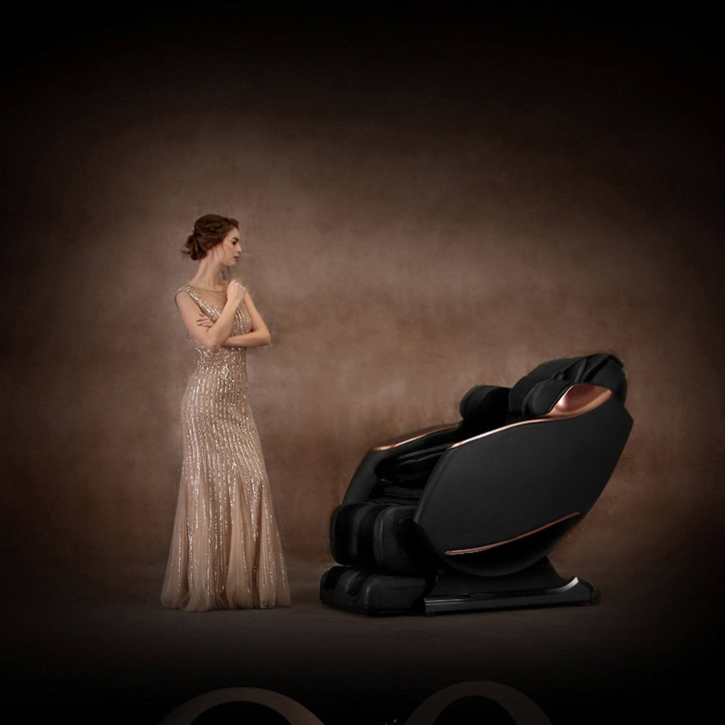 Sillón de masaje Shiatsu de cuerpo completo, gravedad cero, con calor y control por voz Airvana Zenith (SAK93154)