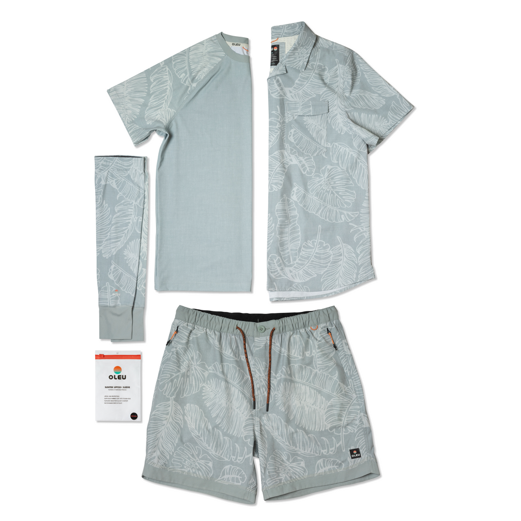 OLEU SUNSPORT™ UV TEE SHIRT - RAINFOREST SEA GREEN