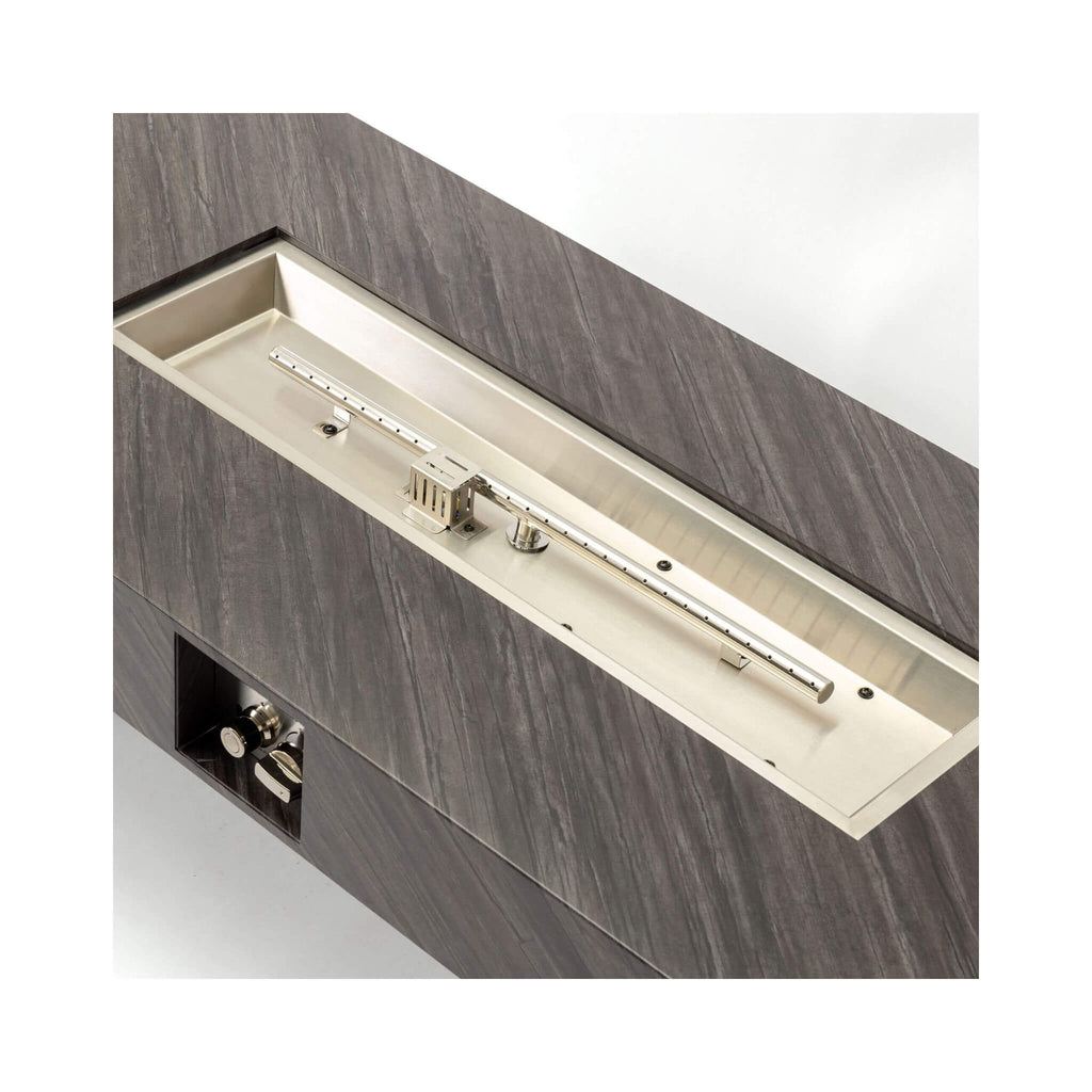 Mesa fogonera exterior moderna de propano Alora de 54 pulgadas con cubierta impermeable (SAK42628)