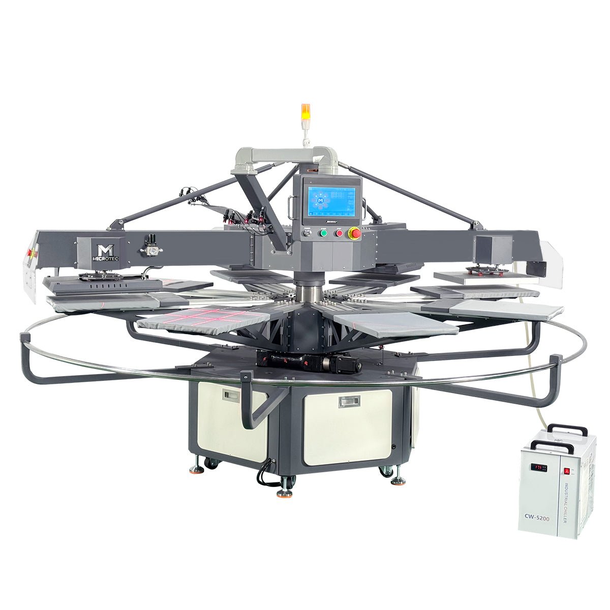 APEX X8 - 8 Station 16” x 20” Fully Automatic Rotary Heat Press