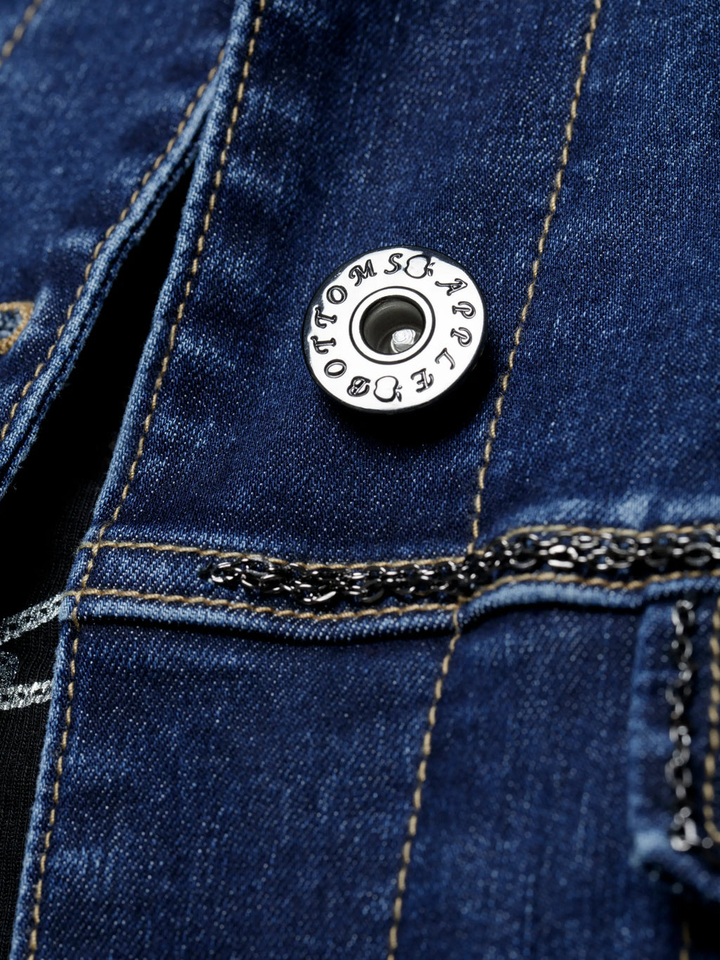 Denim Chain Link Jacket