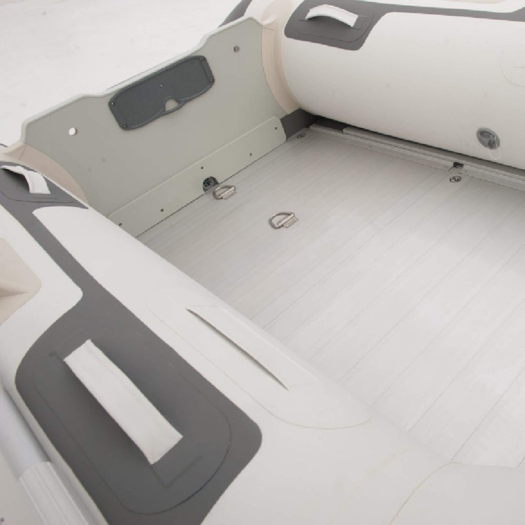 Aqua Marina A-Deluxe Barco rápido inflable de 4 personas y 8 pies con cómodo asiento de remo y pies centrales ajustables [BT-88850AL] (SAK20456)