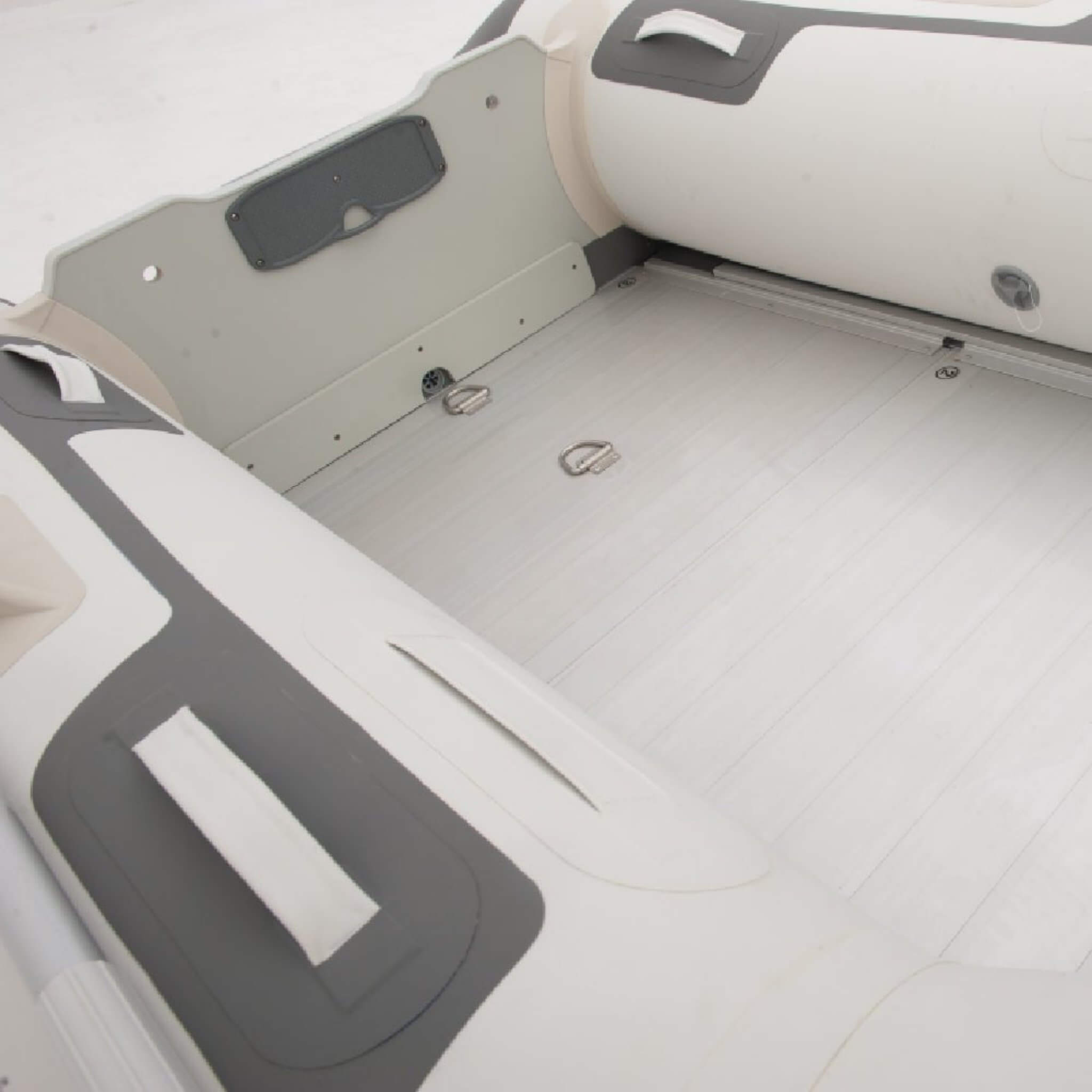 Aqua Marina A-Deluxe Barco rápido inflable de 4 personas y 8 pies con cómodo asiento de remo y pies centrales ajustables [BT-88850AL] (SAK20456)