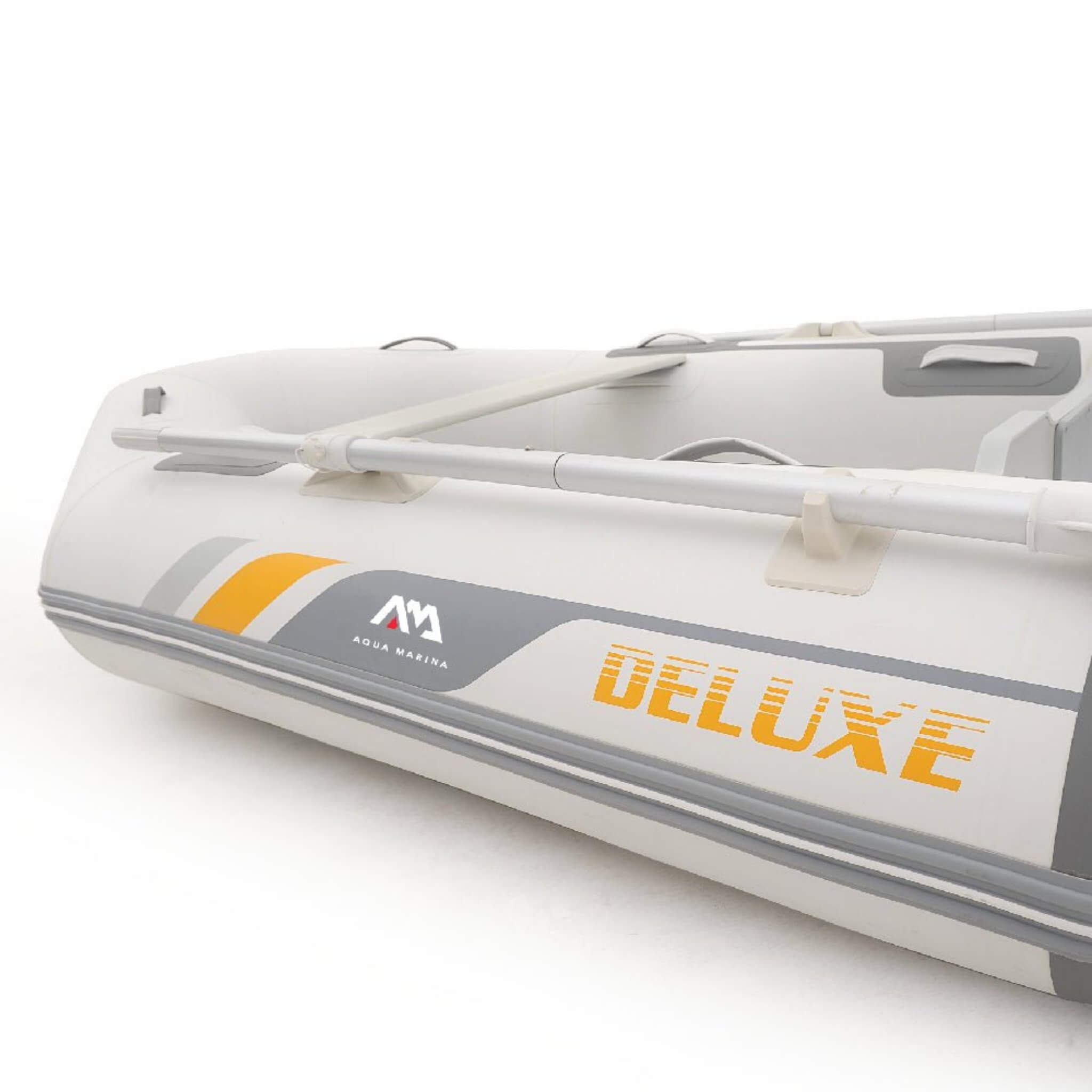 Aqua Marina A-Deluxe Barco rápido inflable de 4 personas y 8 pies con cómodo asiento de remo y pies centrales ajustables [BT-88850AL] (SAK20456)