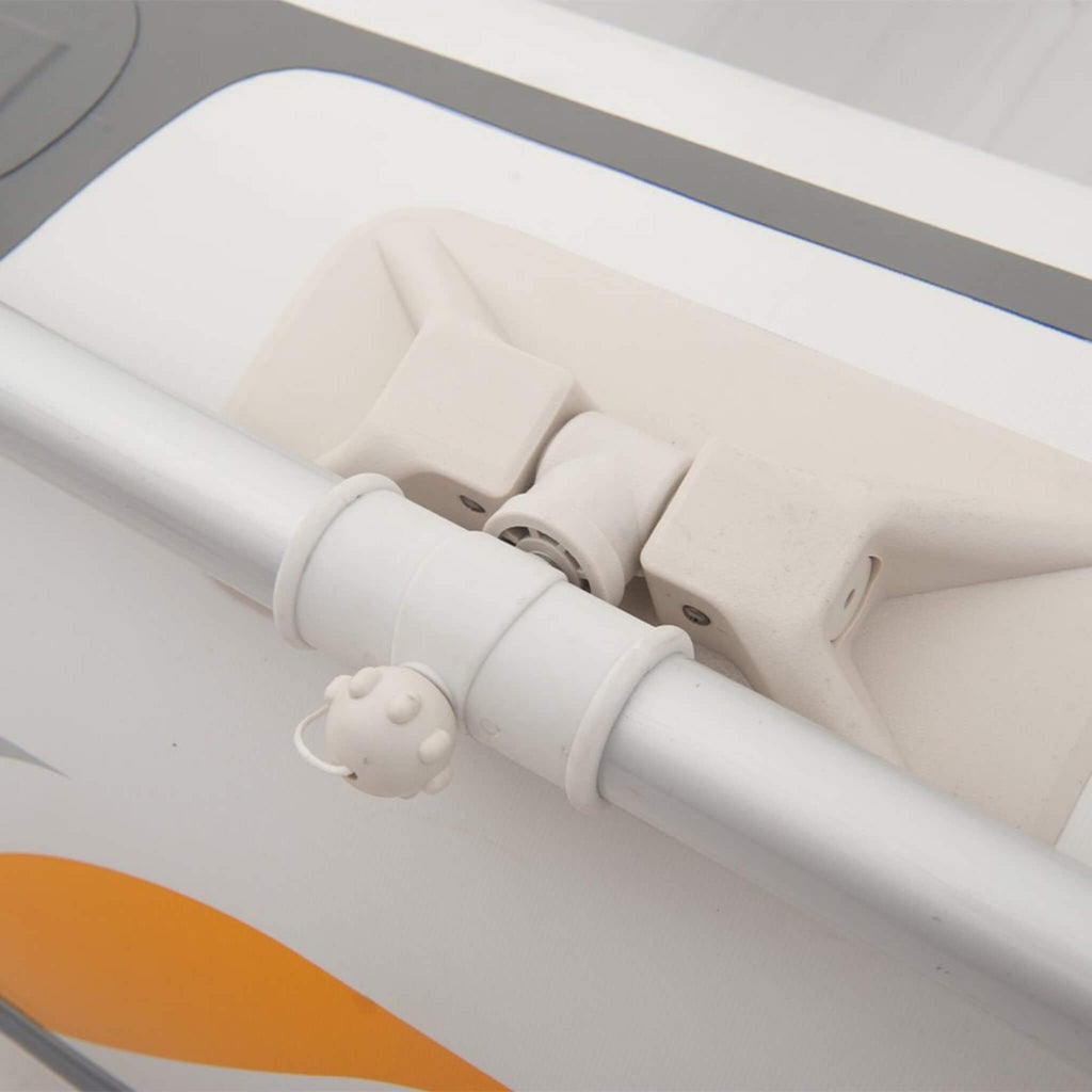 Aqua Marina A-Deluxe Barco rápido inflable de 4 personas y 8 pies con cómodo asiento de remo y pies centrales ajustables [BT-88850AL] (SAK20456)