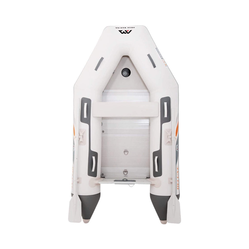 Aqua Marina A-Deluxe Barco rápido inflable de 4 personas y 8 pies con cómodo asiento de remo y pies centrales ajustables [BT-88850AL] (SAK20456)