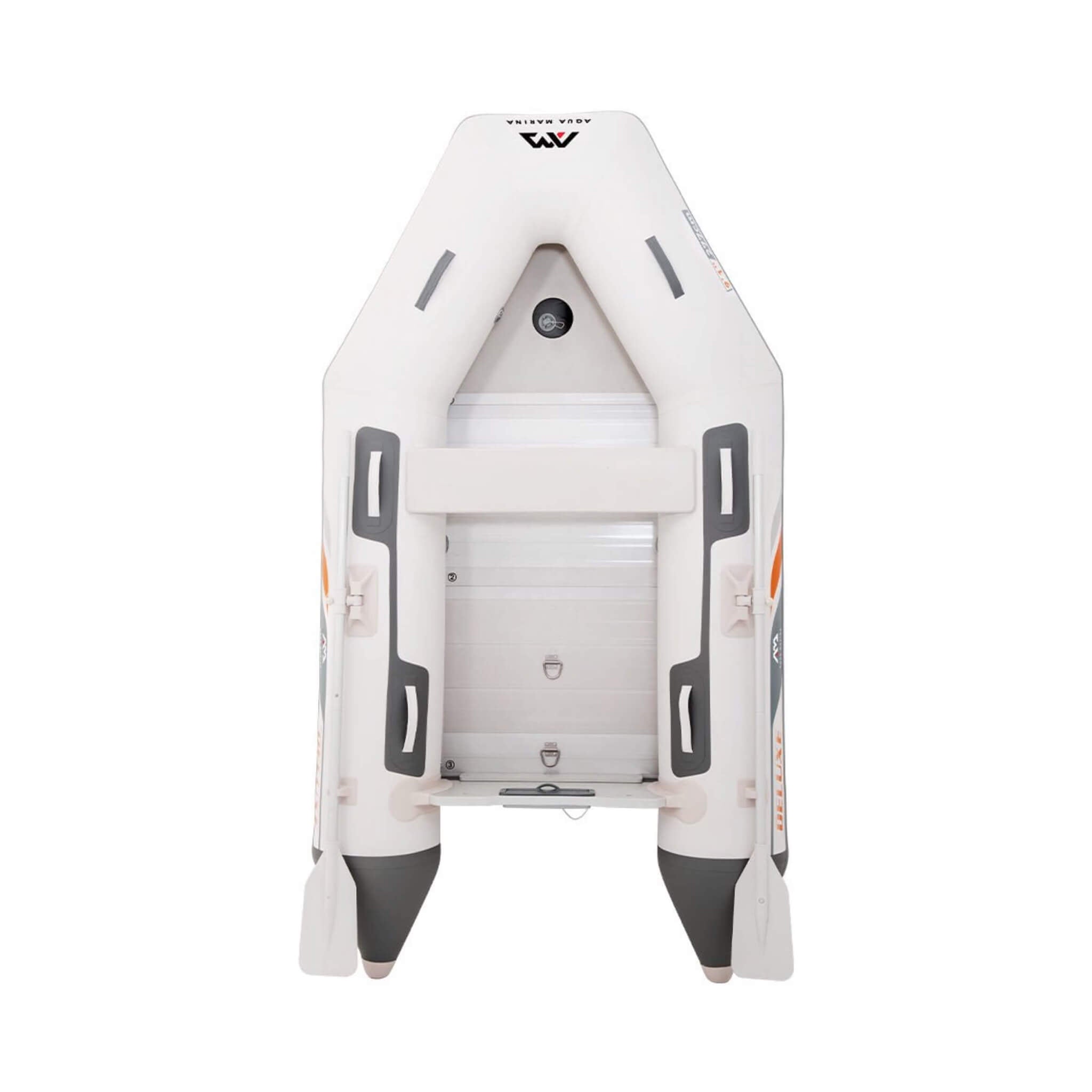 Aqua Marina A-Deluxe Barco rápido inflable de 4 personas y 8 pies con cómodo asiento de remo y pies centrales ajustables [BT-88850AL] (SAK20456)