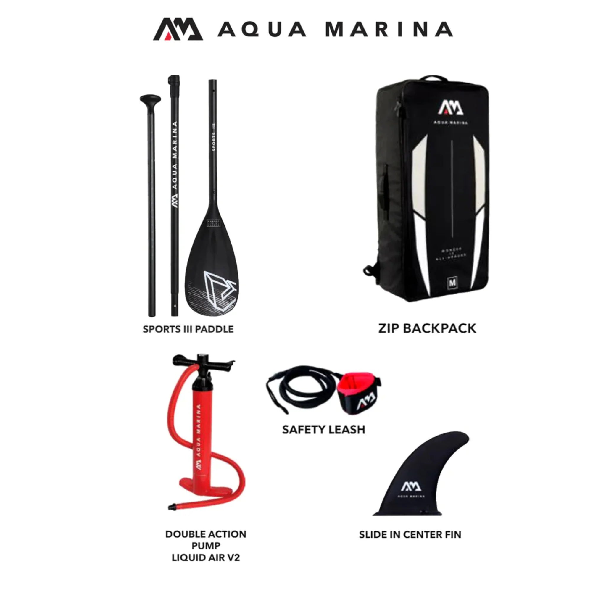 Tabla de paddle surf hinchable Aqua Marina Atlas de 3,65 m multiusos [BT-21ATP] (SAK57569)