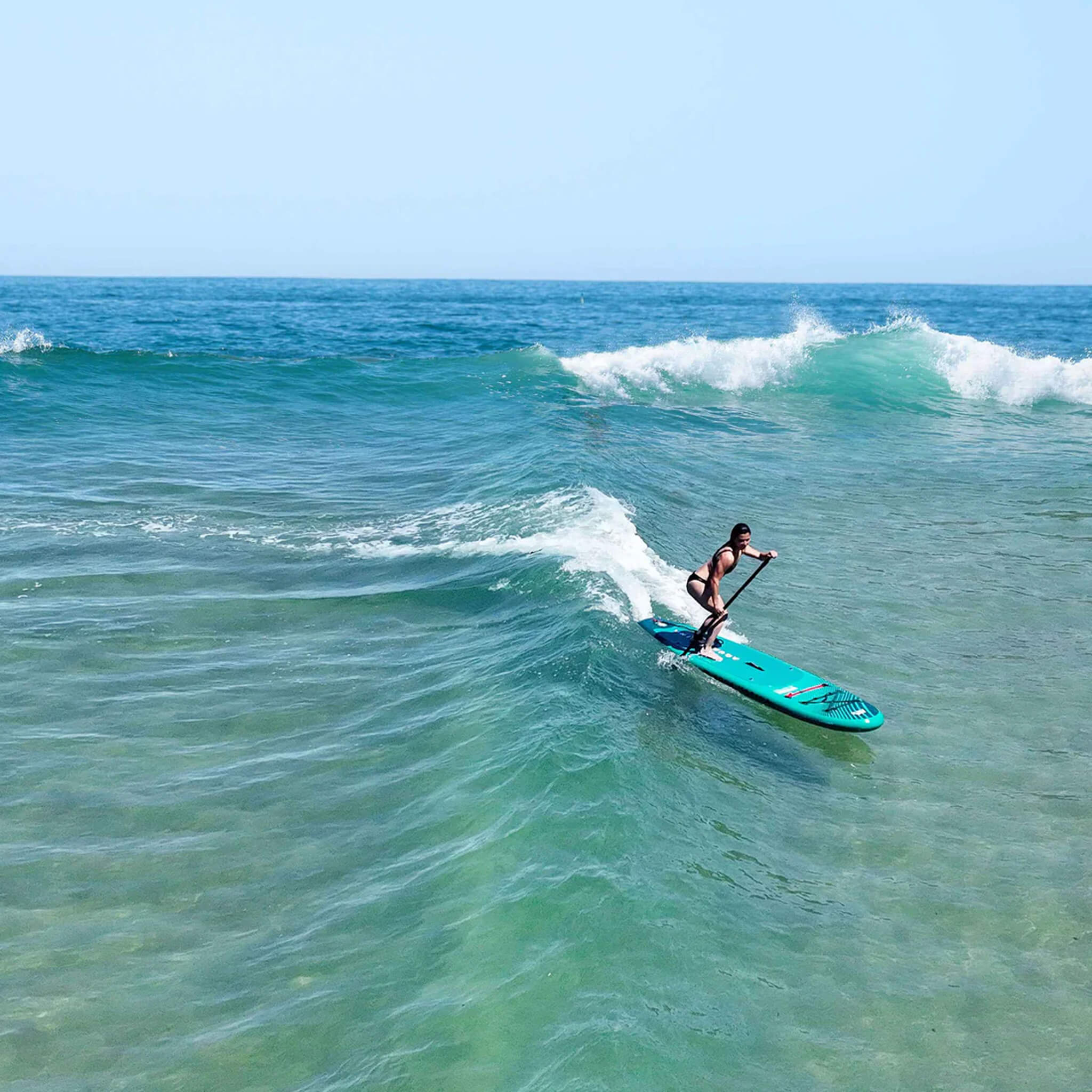 Aqua Marina Breeze 9FT Verde Compacto SUP Hinchable con Tecnología Drop Stitch Light [BT-23BRP] (SAK68745)