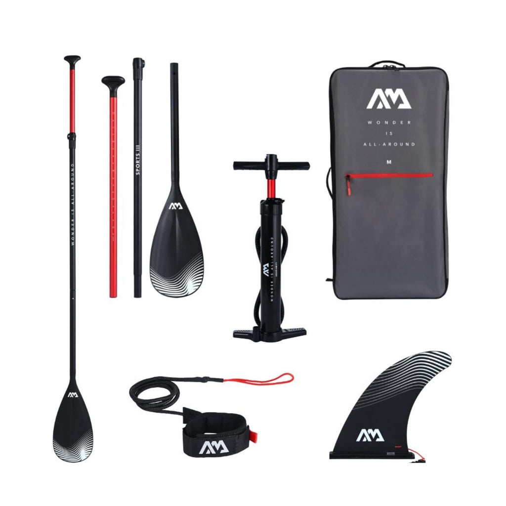 Aqua Marina Fusion 10FT Tabla de Paddle Surf All-Around Premium con Capas de Riel de PVC Duradero y Almohadilla de EVA Ranurada [BT-23FUP] (SAK37195)