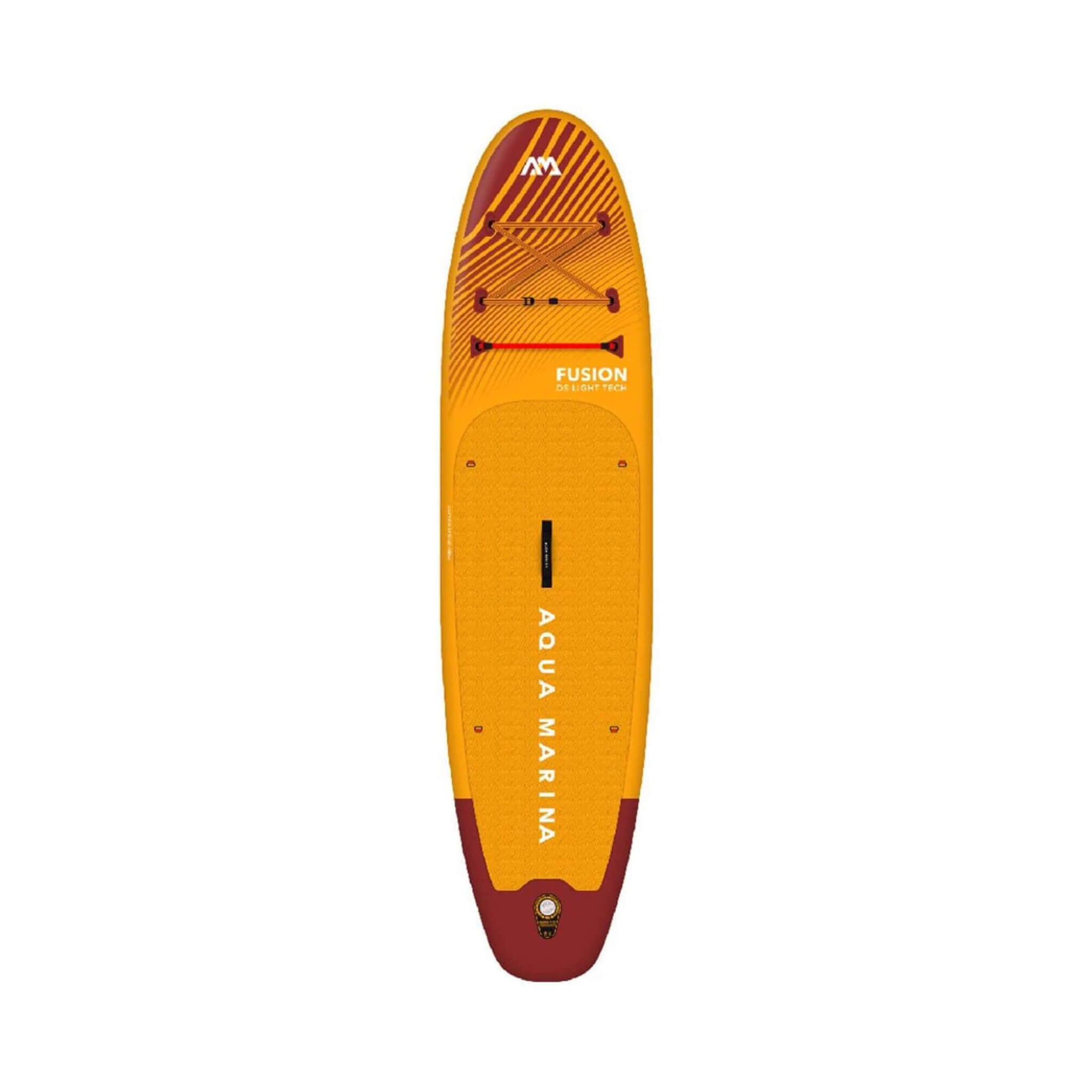 Aqua Marina Fusion 10FT Tabla de Paddle Surf All-Around Premium con Capas de Riel de PVC Duradero y Almohadilla de EVA Ranurada [BT-23FUP] (SAK37195)