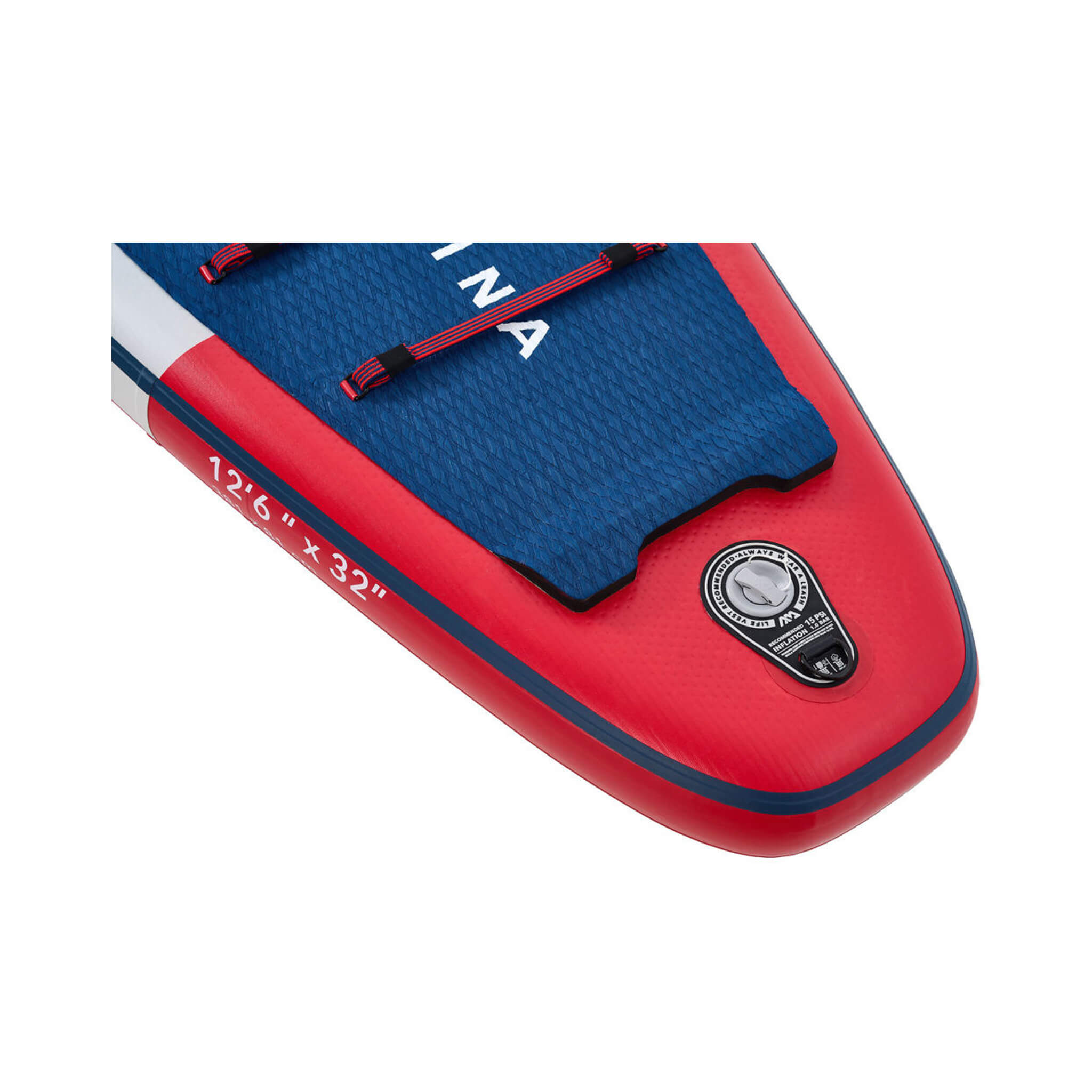 Aqua Marina Hyper 12FT Navy Tabla SUP de Travesía con Bordes de Riel Hidrodinámicos y Elástico Ajustable [BT-23HY02] (SAK23285)
