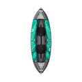 Kayak recreativo Aqua Marina Laxo 320 de 10 pies para 2 personas con asiento de respaldo alto y red elástica de carga ajustable [LA-320] (SAK01396)