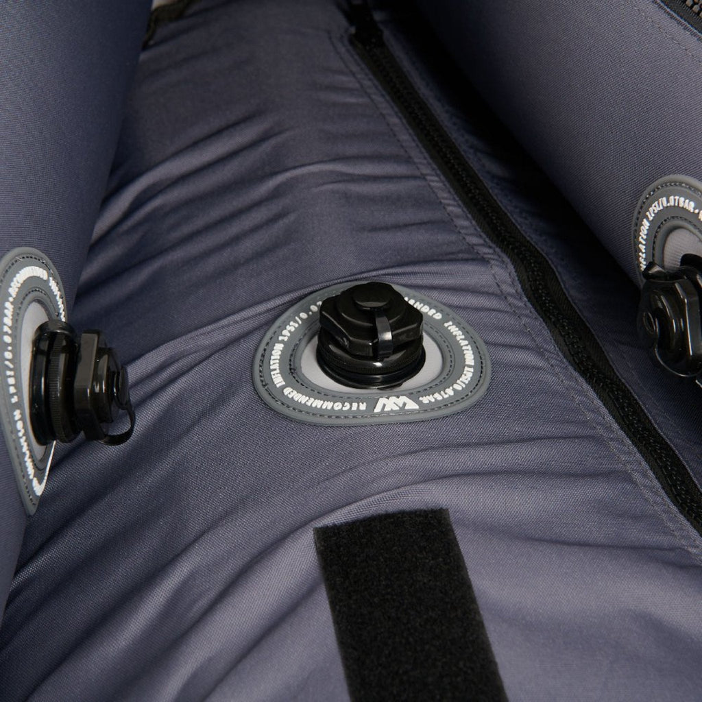 Kayak recreativo Aqua Marina Laxo 320 de 10 pies para 2 personas con asiento de respaldo alto y red elástica de carga ajustable [LA-320] (SAK01396)
