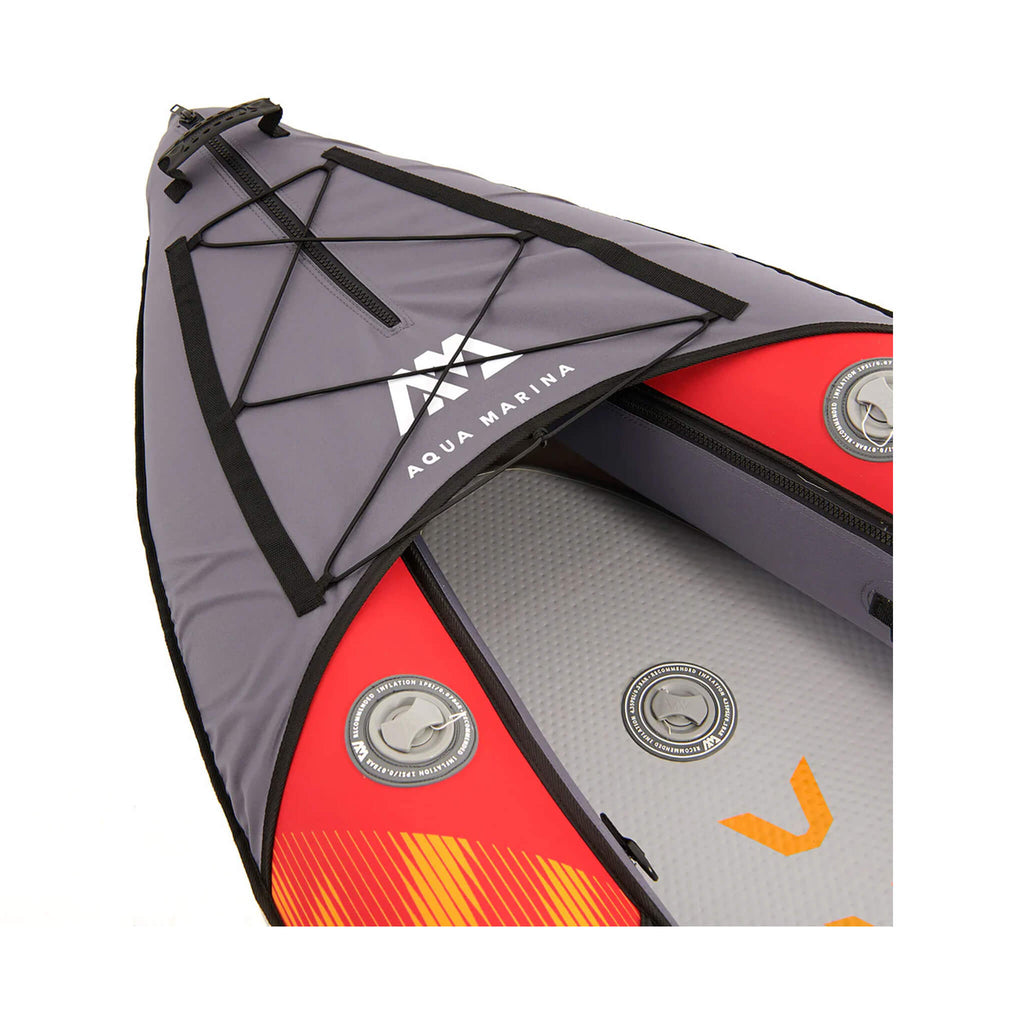 Kayak de travesía de 3,65 m (12 ft) para 2 personas Aqua Marina Memba 390 Premium con cubierta DWF y remos [ME-390] (SAK17282)