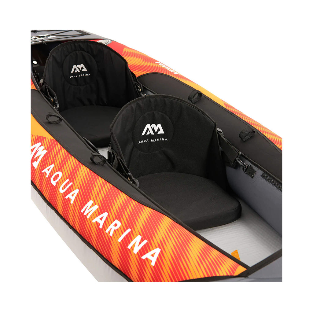 Kayak de travesía de 3,65 m (12 ft) para 2 personas Aqua Marina Memba 390 Premium con cubierta DWF y remos [ME-390] (SAK17282)