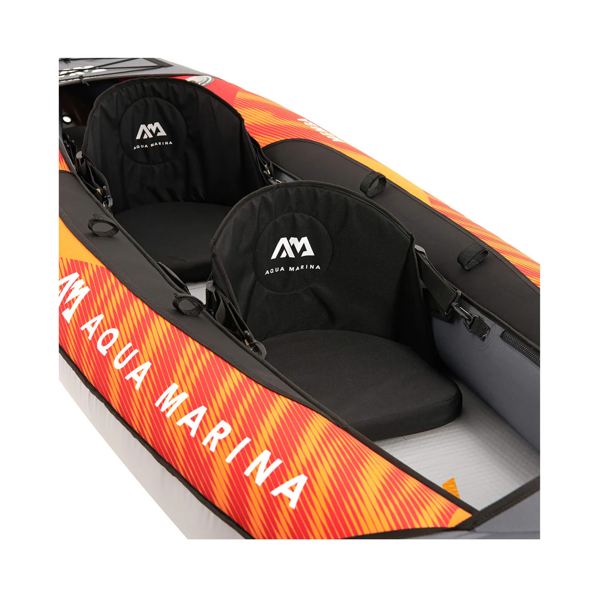 Kayak de travesía de 3,65 m (12 ft) para 2 personas Aqua Marina Memba 390 Premium con cubierta DWF y remos [ME-390] (SAK17282)