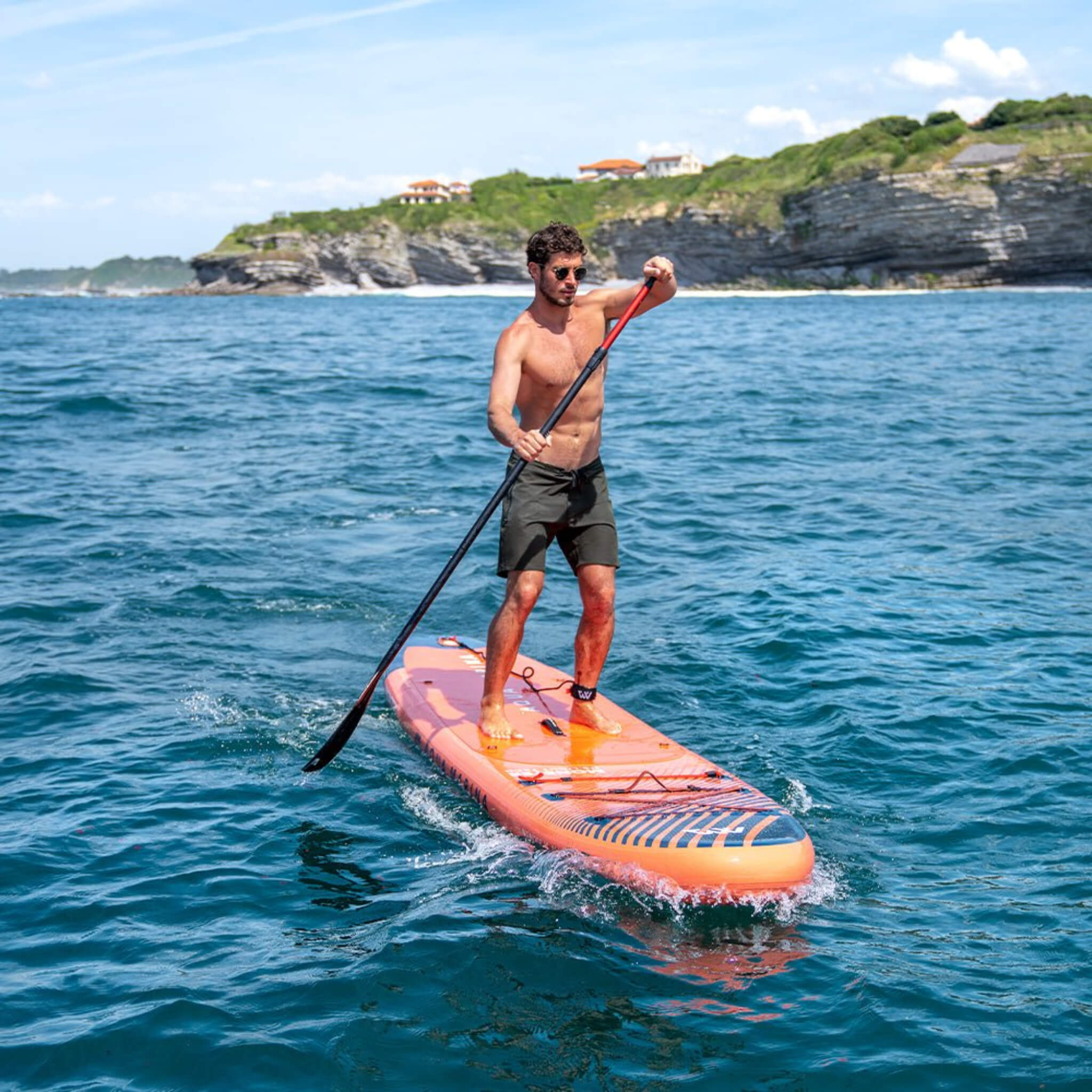 Aqua Marina Monster 12FT All-Around ISUP Sky Glider con quilla central Swift Attach [BT-23MOP] (SAK56240)
