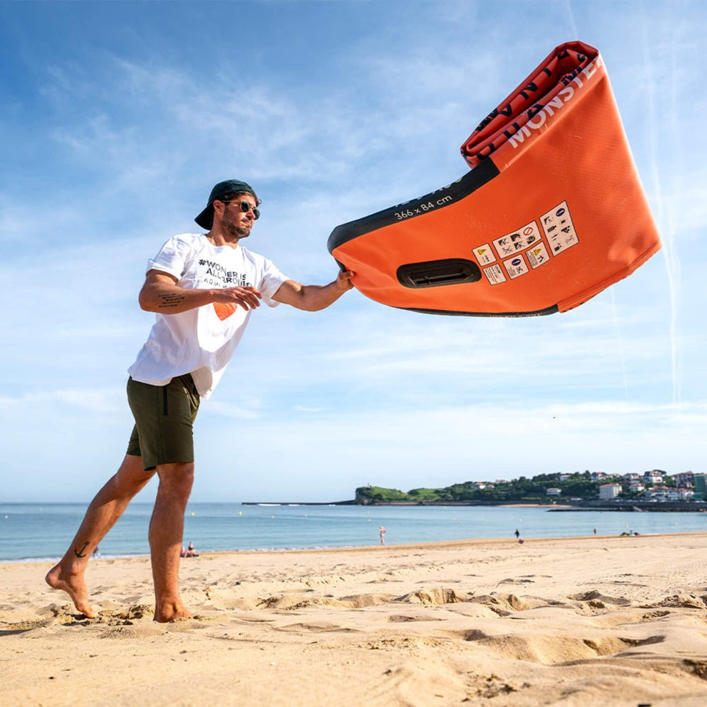 Aqua Marina Monster 12FT All-Around ISUP Sky Glider con quilla central Swift Attach [BT-23MOP] (SAK56240)