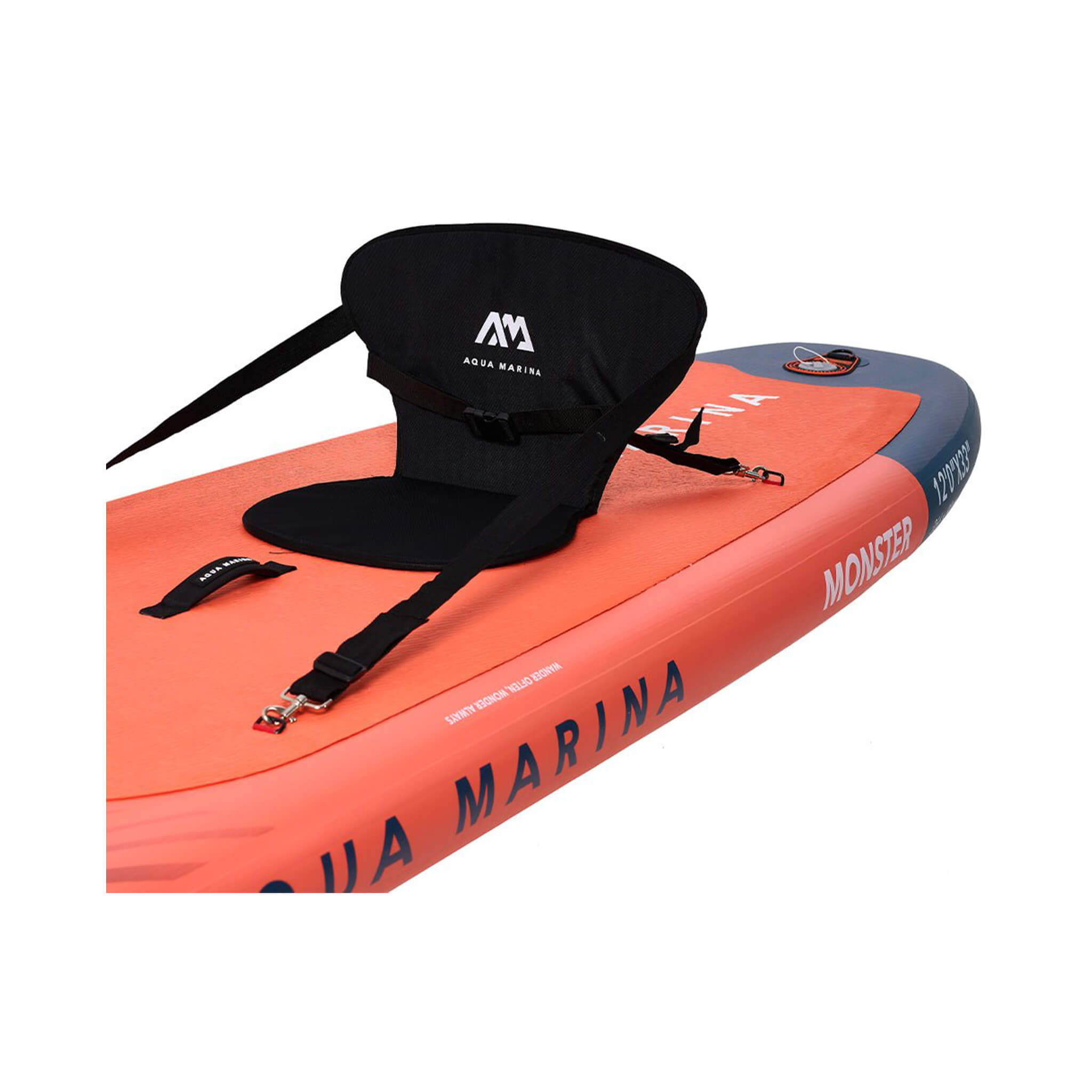 Aqua Marina Monster 12FT All-Around ISUP Sky Glider con quilla central Swift Attach [BT-23MOP] (SAK56240)