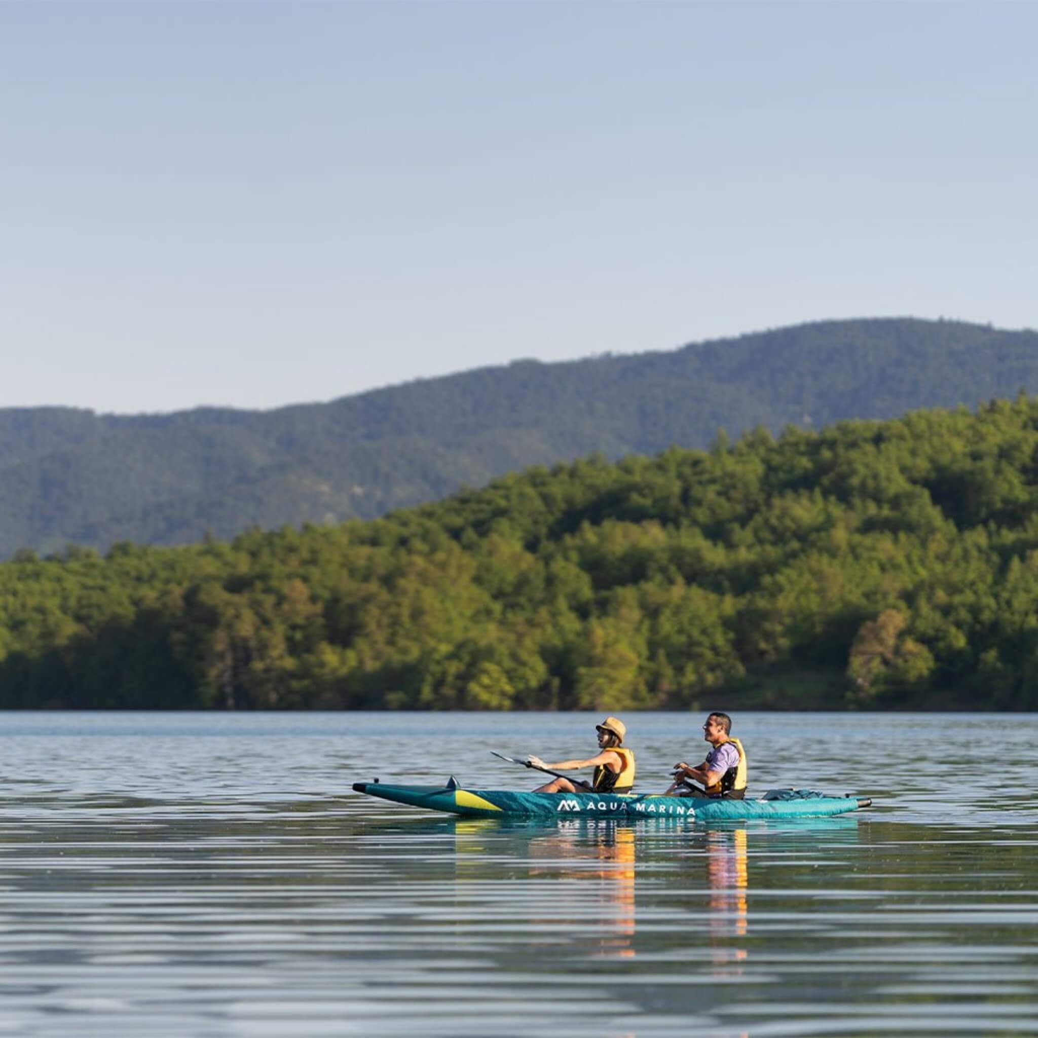 Aqua Marina Steam 412 Kayak Premium de 2 Personas de 4,12m con Cubierta DWF [Pala Excluida] [ST-412] (SAK57946)