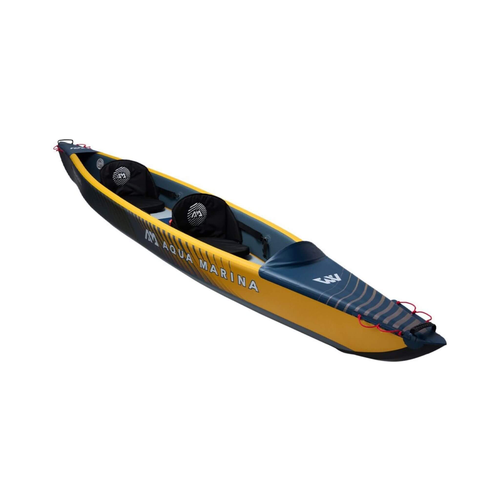 Kayak inflable de velocidad de alta presión Aqua Marina Tomahawk AIR-K 440 de 4,27 m para 2 personas [sin remo] [AIR-K440] (SAK31482)
