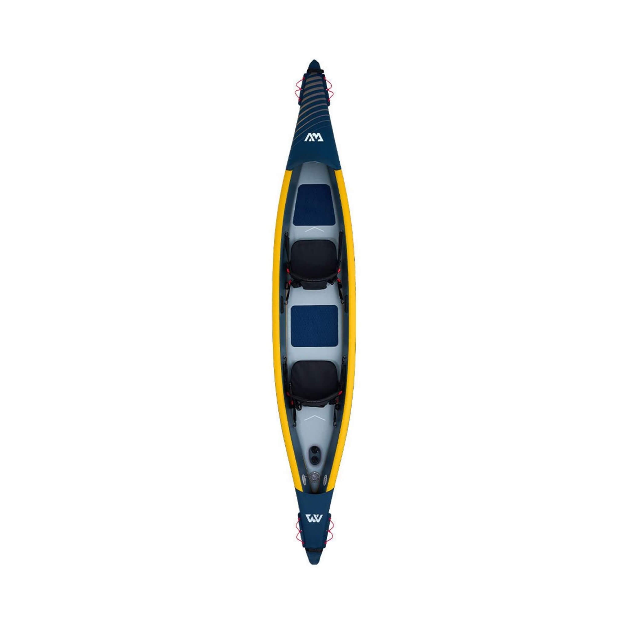 Kayak inflable de velocidad de alta presión Aqua Marina Tomahawk AIR-K 440 de 4,27 m para 2 personas [sin remo] [AIR-K440] (SAK31482)