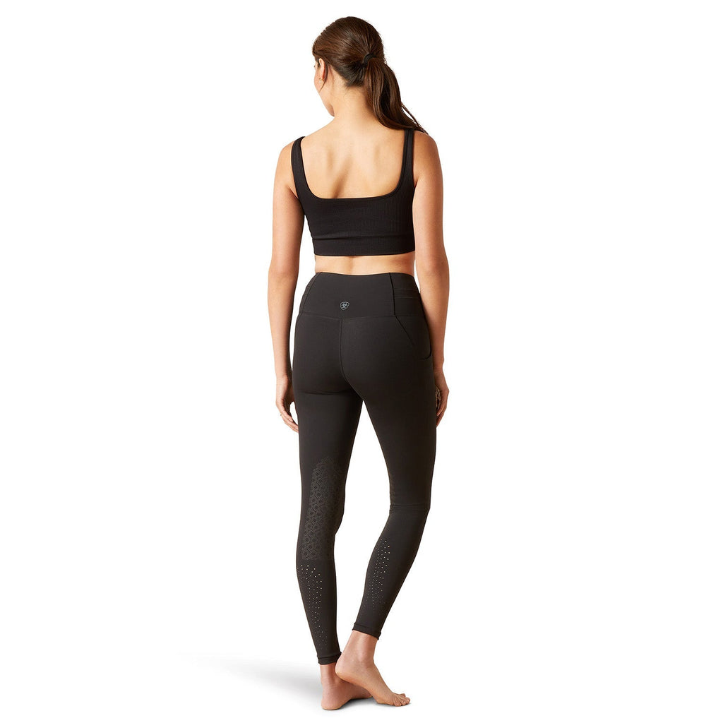 Mallas de montar Ariat Eos 2.0 Knee Patch para mujer – Leggings ecuestres de alto rendimiento con bolsillos