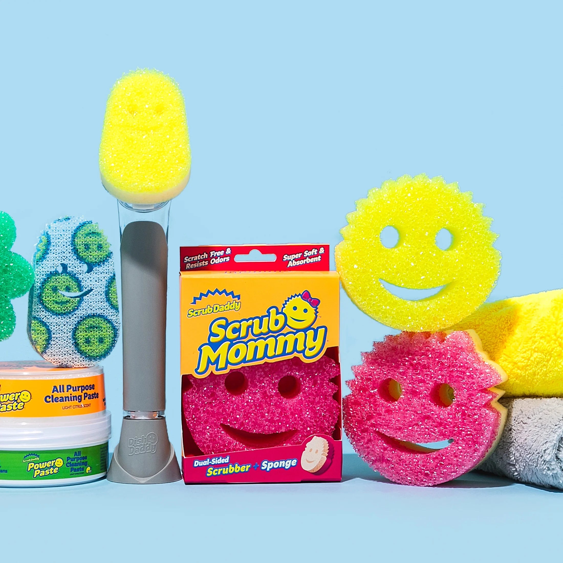 Scrub Mommy Non-Scratch Cleaning Sponges, 3 Count