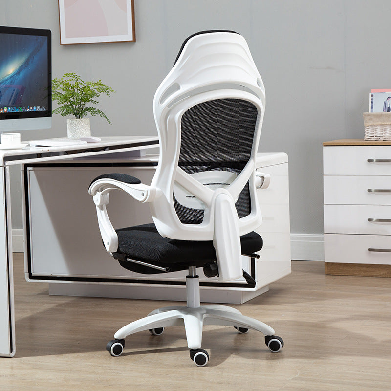Silla Ergonómica Gamer para Ordenador y Oficina - Soporte Lumbar Ajustable y Malla Transpirable