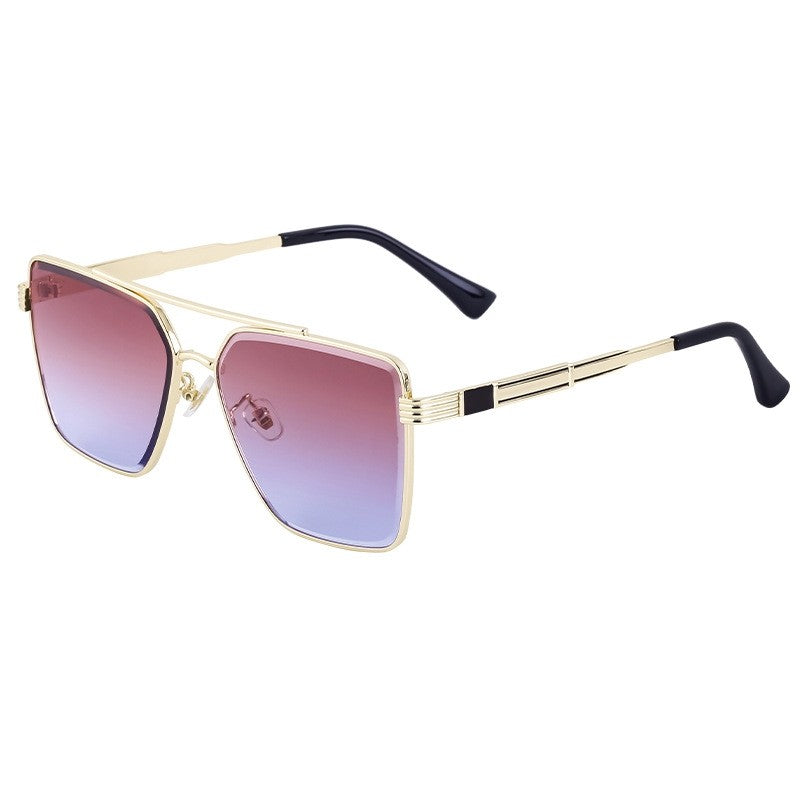 Men's Outdoor Fashion Metal Square Sunglasses