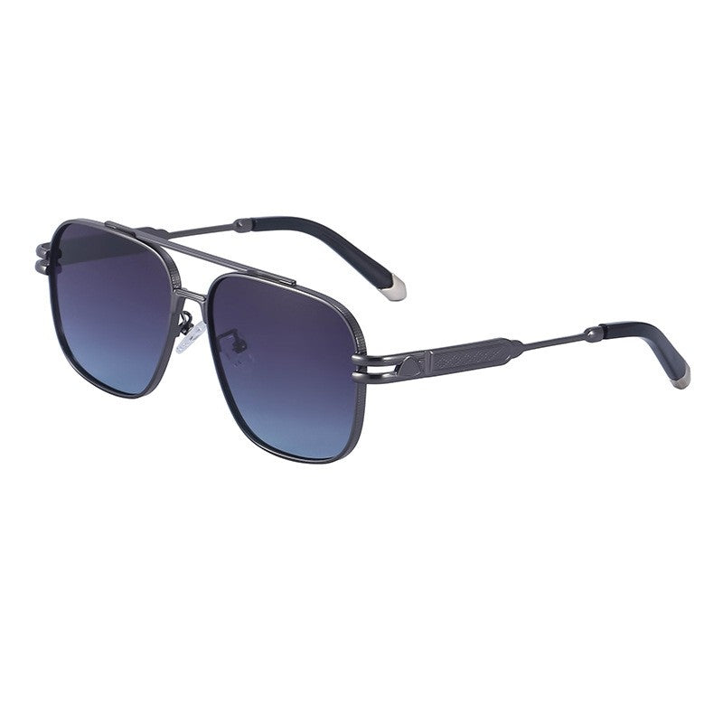 Retro Double Beam Sunglasses For Men