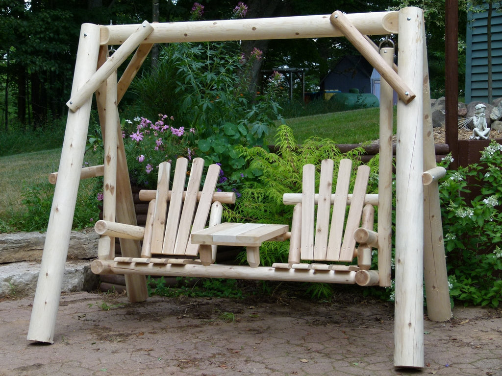 Columpios de madera para el jardín
