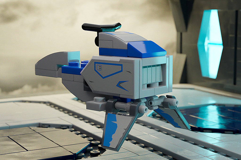 Balutar-class Swoop Speeder Bike Custom Building Set made using LEGO parts