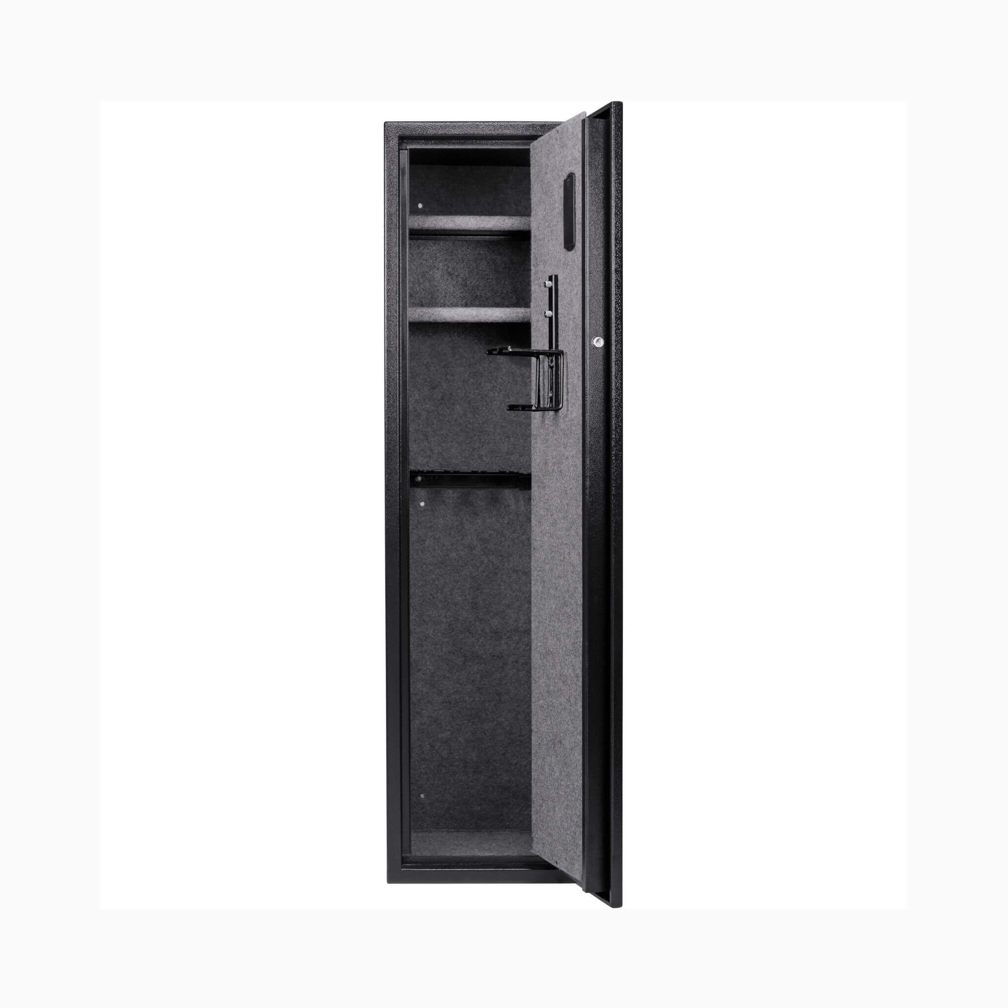 Caja fuerte para rifles Barska de 4.33 pies cúbicos de alta resistencia con acceso biométrico y teclado digital (SAK80356)