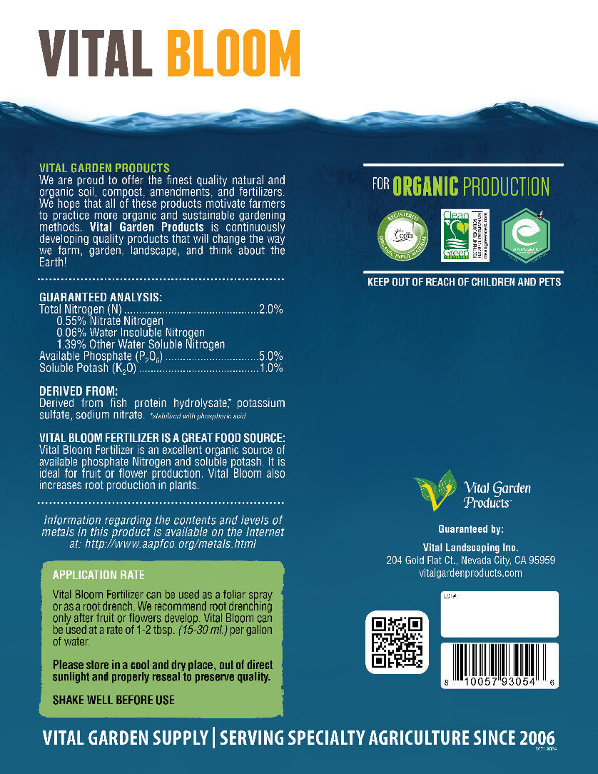 Vital Bloom - Liquid Bloom Fertilizer 2-5-1