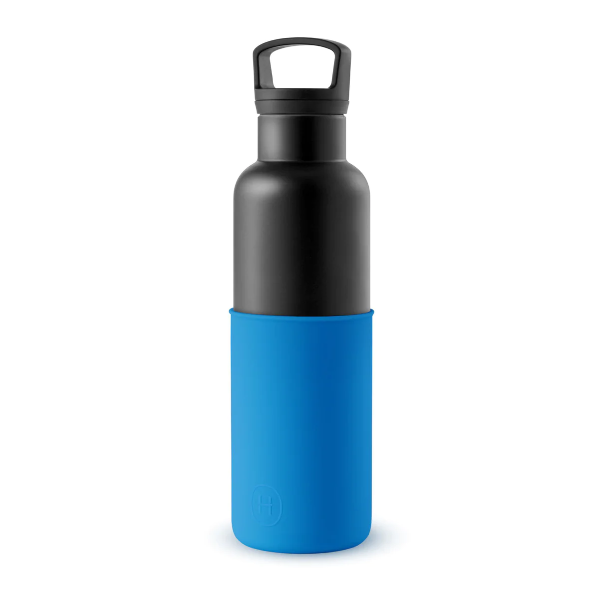 Botella de agua con aislamiento al vacío - Negra 20 oz