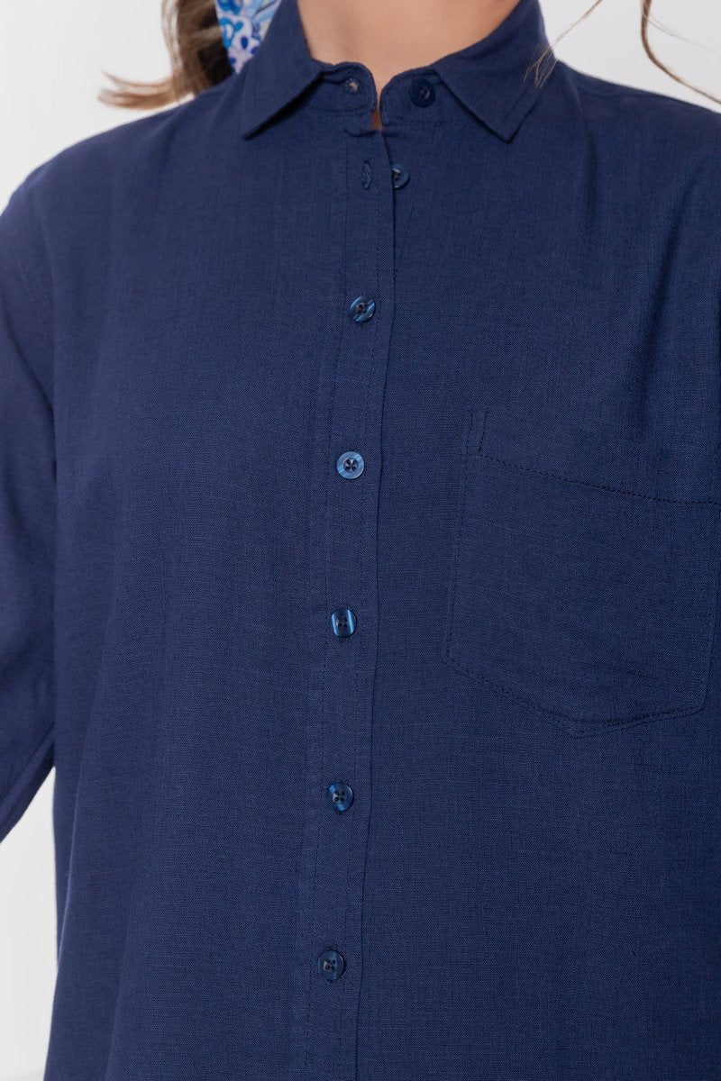 Bonnie Dress 42" (Navy)